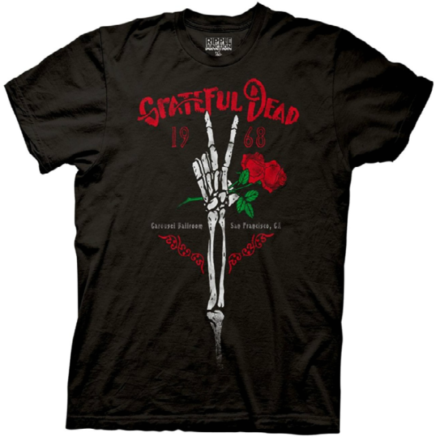 Grateful Dead - Skeleton Peace Sign 