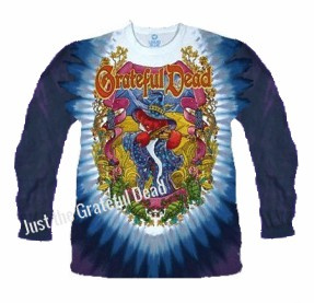Grateful Dead - Terrapin Moon Long Sleeve Tie Dye T-Shirt