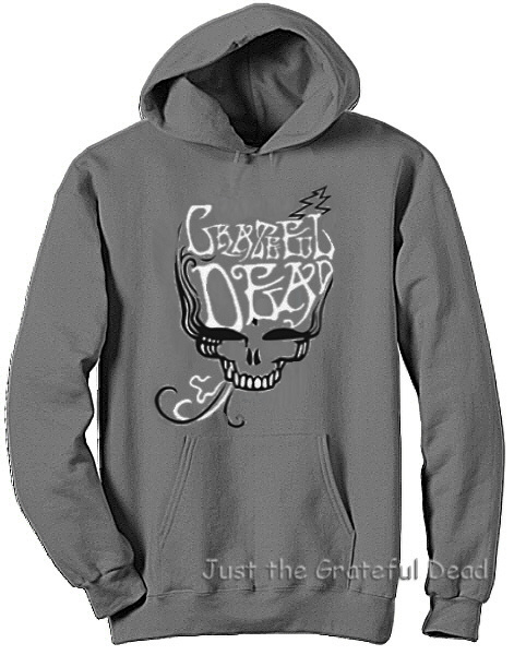 Grateful Dead - Blue Rose Smoke Gray Hoodie