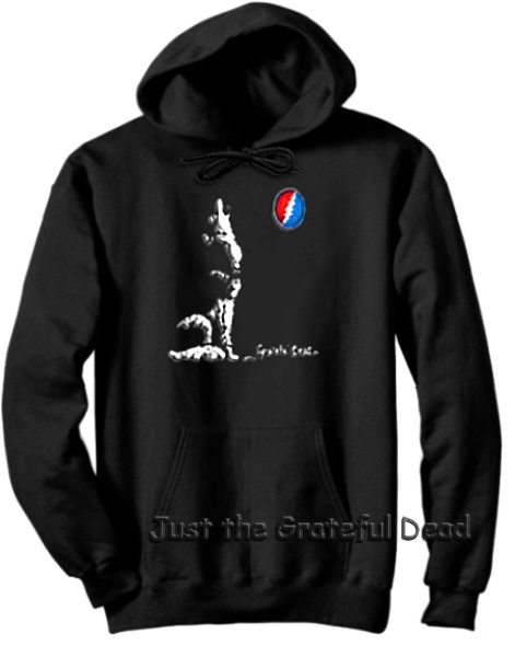 Grateful Dead - Steal Your Face Wolf Black Hoodie