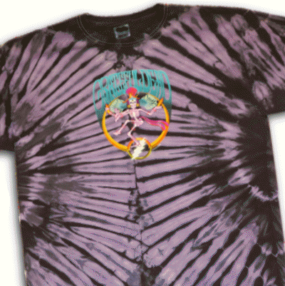 Grateful Dead - Shiva Skeleton Tie Dye T Shirt