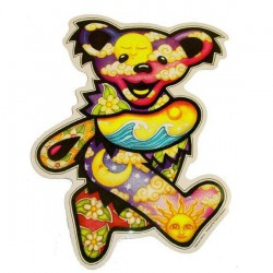 Grateful Dead - Night and Day Dancing Bear Jumbo Sticker