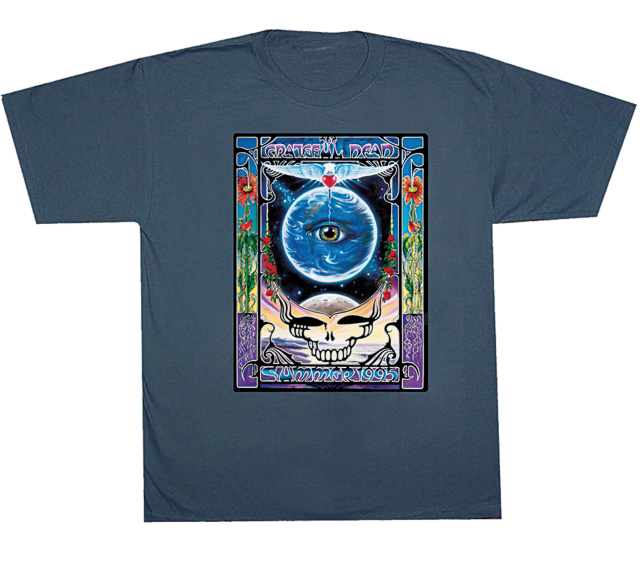 Grateful Dead - Eyes Of The World Blue T Shirt