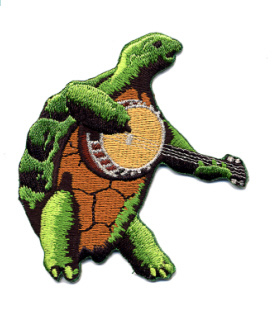 Grateful Dead - Terrapin with Banjo Embroidered Patch