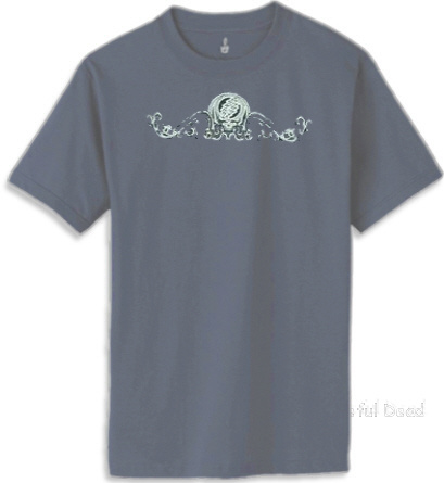 Grateful Dead - Ornate Light Blue T Shirt