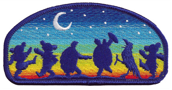 Grateful Dead - Moondance Iron On Embroidered Patch 