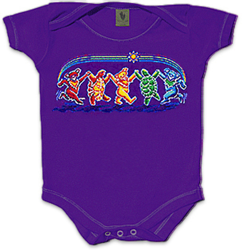 Grateful Dead - Rainbow Critters Infant Romper