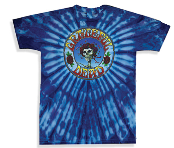 Grateful Dead Shirt W A Skull On It Tie Dye Band Shirt - Shibtee