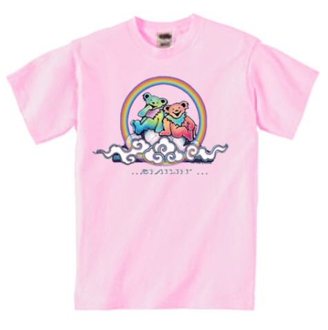 Grateful Dead - Smilin' Bear on a Cloud Youth T-Shirt/blue