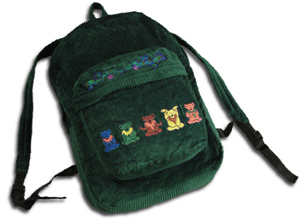 Grateful Dead - Zen Bears Green BackPack