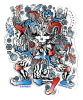 Grateful Dead -Steal Your Face Wild Jester Window Sticker