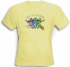 Grateful Dead - Let It Shine Junior Size Yellow T Shirt