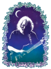 Jerry Garcia - Roses Window Sticker