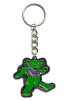 Grateful Dead - Dancing Bear Green Metal Keychain