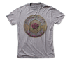 Grateful Dead - Distressed American Beauty Gray Slim Fit T Shirt 