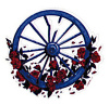 Grateful Dead - Wheel and Roses 5" Sticker