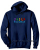 Grateful Dead - Row of Dancing Bears Navy Blue Hoodie