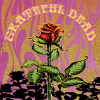 Grateful Dead - Signed Rose Print