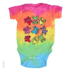 Grateful Dead - Spiral Bears Tie Dye Infant Romper