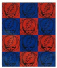 Grateful Dead - Steal Your Face Checker Board Fleece Blanket 