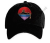 Jerry Garcia - Winged Cat Adjustable Black Baseball Hat 
