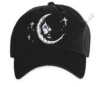 Jerry Garcia - Crescent Moon Charcoal Black Premium Adjustable Baseball Cap