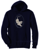 Jerry Garica - Tiger Guitar Navy Blue Hoodie