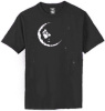 Jerry Garcia - Crescent Moon Black T Shirt