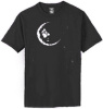 Jerry Garcia - Crescent Moon Black T Shirt