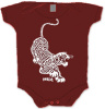 Jerry Garcia - Tiger Maroon Infant Romper