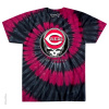 Grateful Dead - Cincinnati Reds Steal Your Base Tie Dye T Shirt