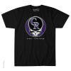 Grateful Dead - Colorado Rockies Steal Your Base Black T Shirt (OUT OF STOCK)