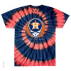 Grateful Dead - Houston Astros Steal Your Base Tie Dye T Shirt 