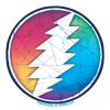 Grateful Dead - Sunshine Lightning Mini Sticker