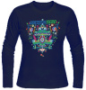 Grateful Dead - Alligator Navy Blue Long Sleeve Shirt
