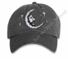 Jerry Garcia - Crescent Moon Charcoal Gray Premium Adjustable Baseball Cap