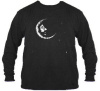 Jerry Garcia - Crescent Moon Black Long Sleeve T Shirt