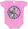 Grateful Dead - Bear in Peace Sign Infant Romper