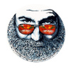 Jerry Garcia - Face Round Sticker