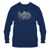Jerry Garcia - Fish Art Long Sleeve T Shirt