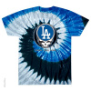 Grateful Dead - Los Angeles Dodgers Steal Your Base Tie Dye T Shirt 