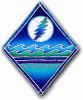 Grateful Dead - Lightning Moon Window Sticker