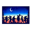 Grateful Dead - Moondance Window Sticker
