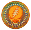Grateful Dead - Orange Sunshine Stealie Embroidered Patch