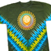 Grateful Dead - Orange Sunshine V Dye Tie Dye T Shirt