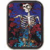 Grateful Dead - Skeleton with Roses Oblong Stash tin