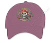 Grateful Dead - Skull and Roses Pigment Dyed Maroon Adjustable Baseball Cap