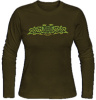 Grateful Dead - Slipknot Long Sleeve Army Green T - Shirt