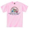 Grateful Dead - Smilin Bear on a Cloud Youth Pink T Shirt