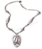 Grateful Dead - Steal Your Face Bone Hemp Necklace